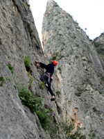 Uli Eberle in Mehrseillngentour - Sa Gubia